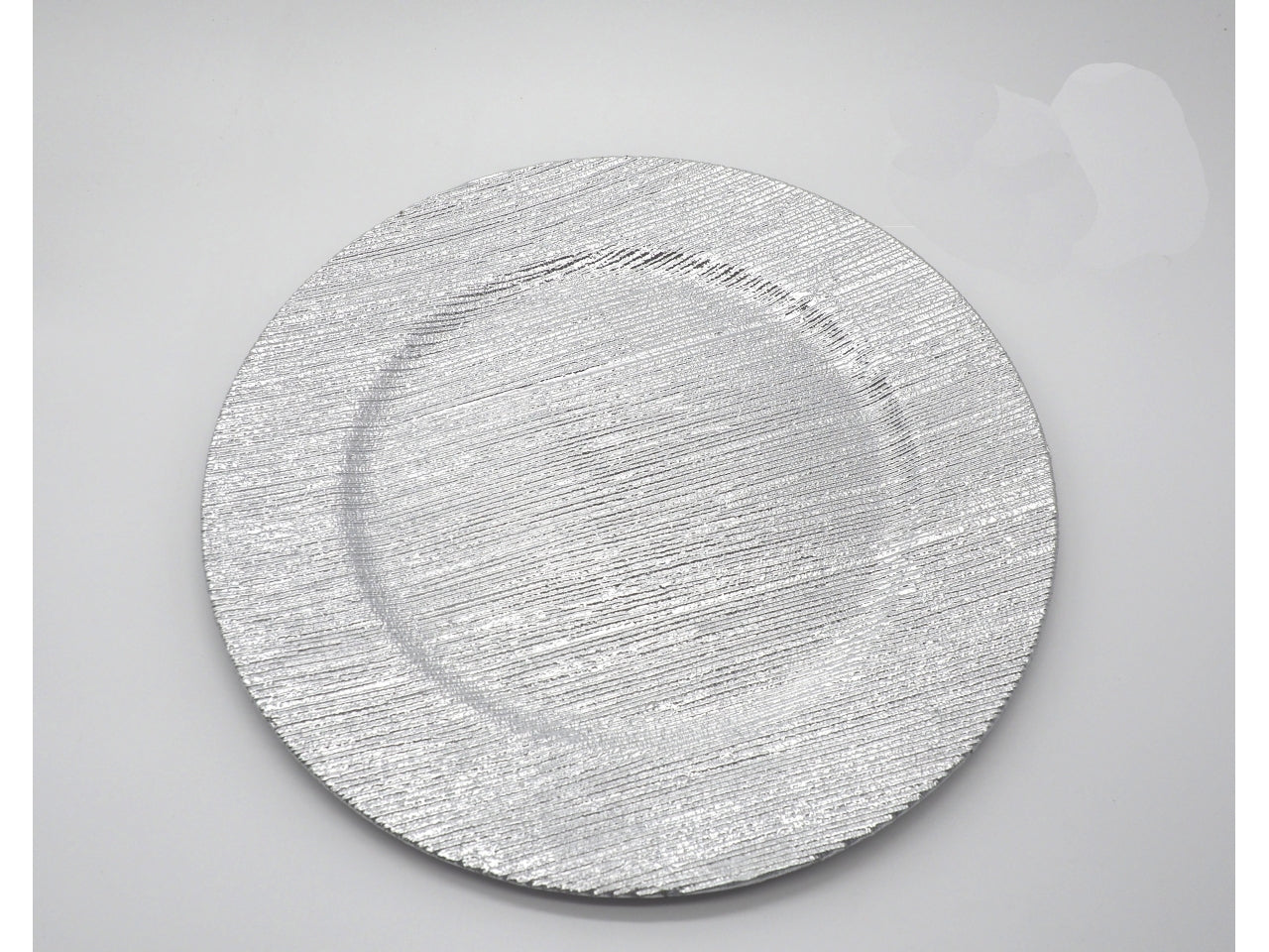 Sottopiatto 33cm satinato argento