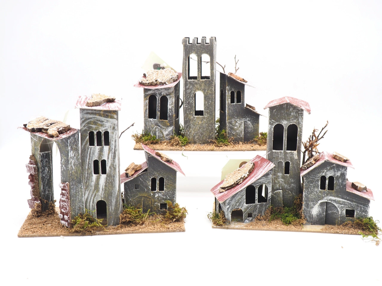 Case per presepe 20x10x17cm 4 modelli assortiti
