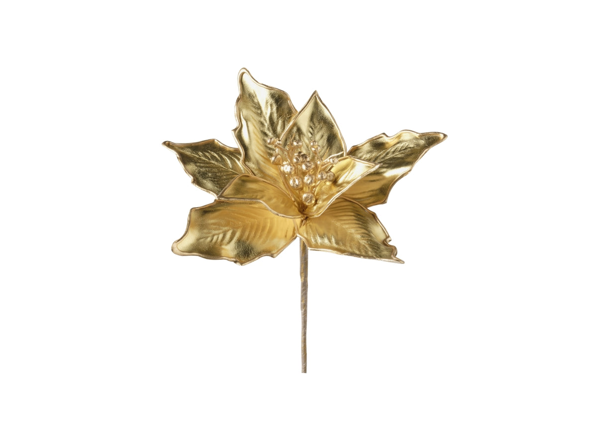 Rametto stella natale 25cm 091 oro
