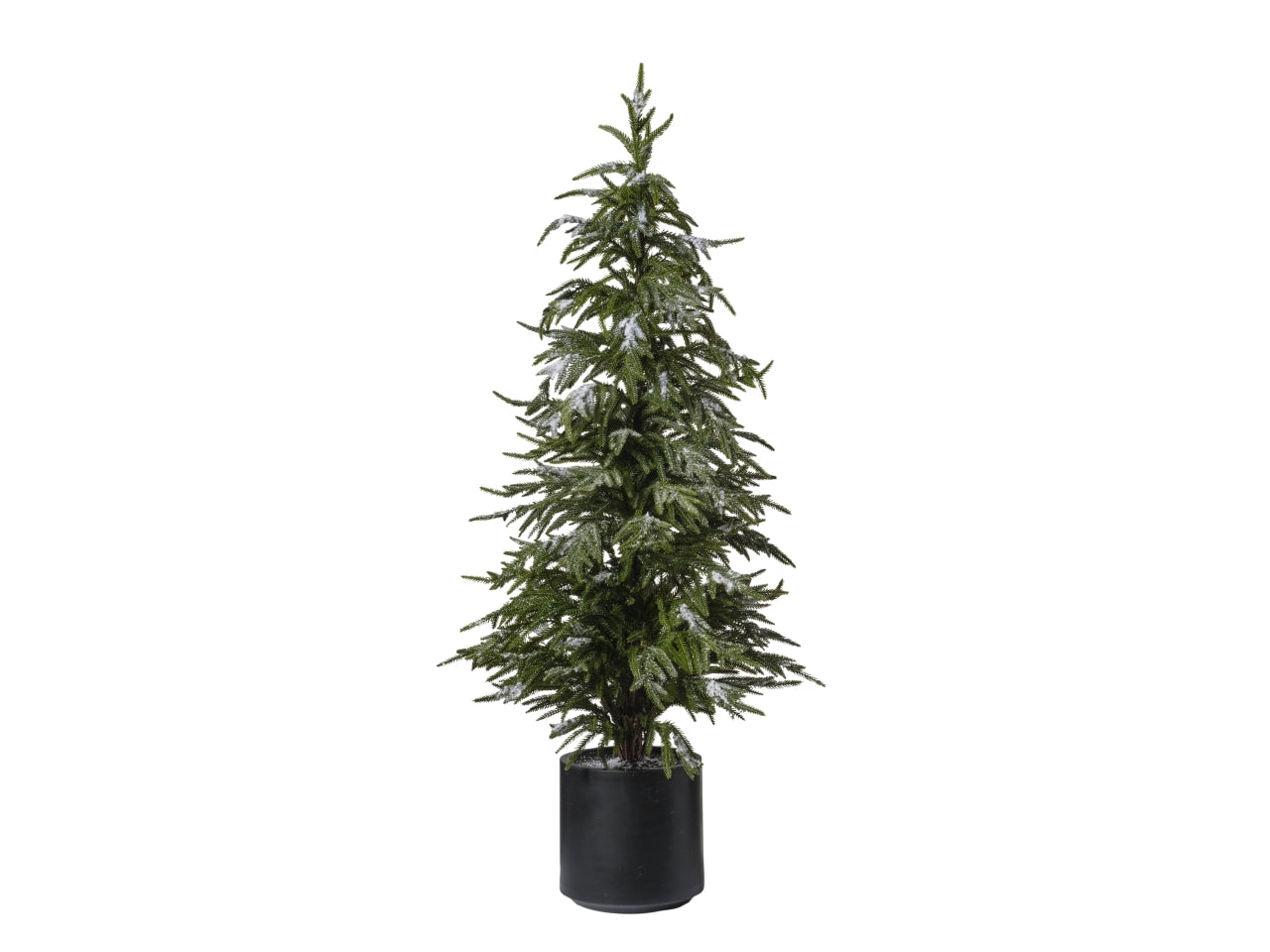 Albero pino con neve h.127cm 889 snowed