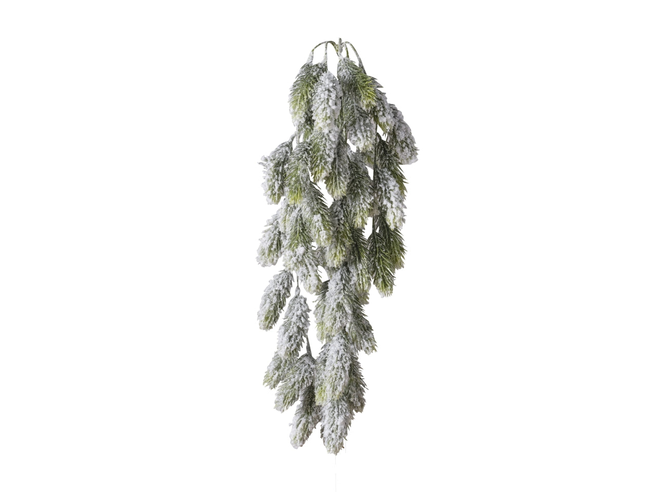 Mazzo pino cadente 68cm 639 verde snow