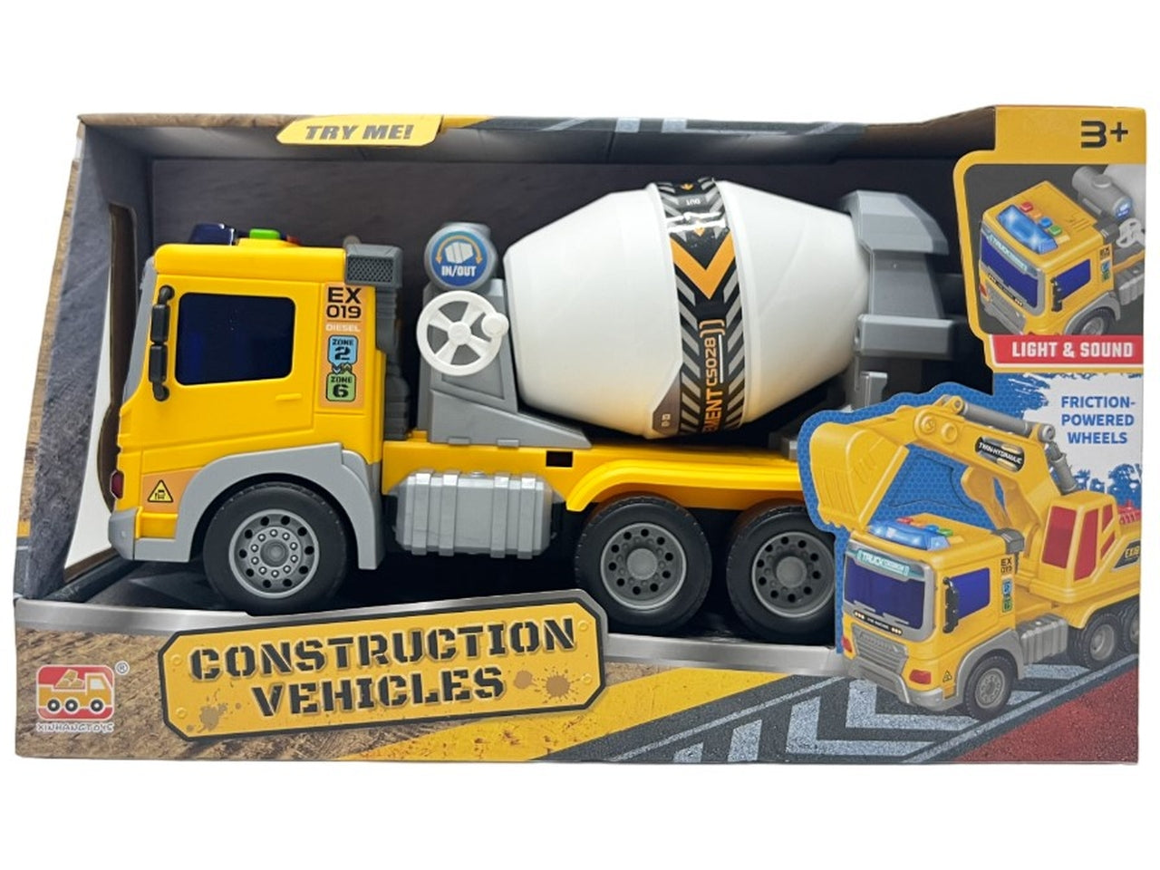 Camion lavori stradali frizione con luci e suoni assortiti