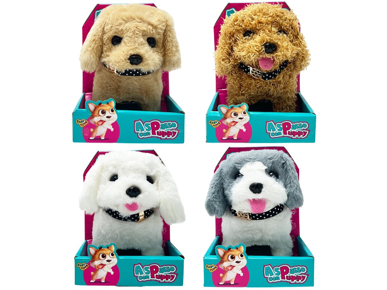 Gioco cagnolino batteria a passo con puppy