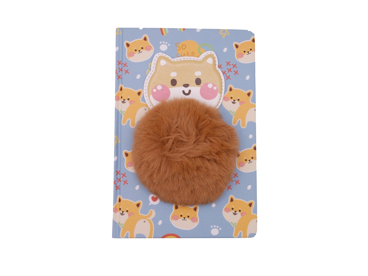 Quaderno a5 pompom cane/gatto