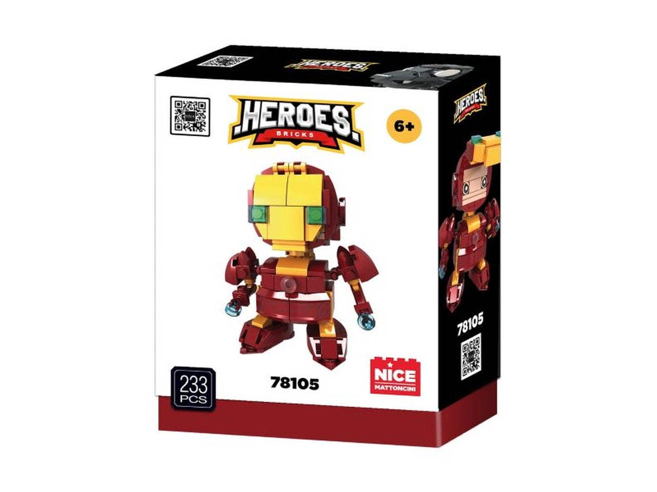Heroes bricks yellow soldier
