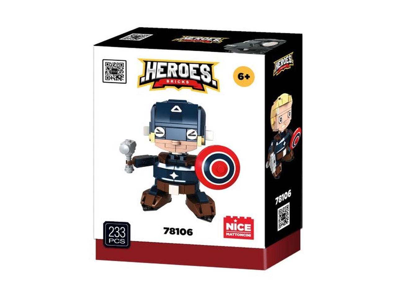 Heroes bricks blue soldier