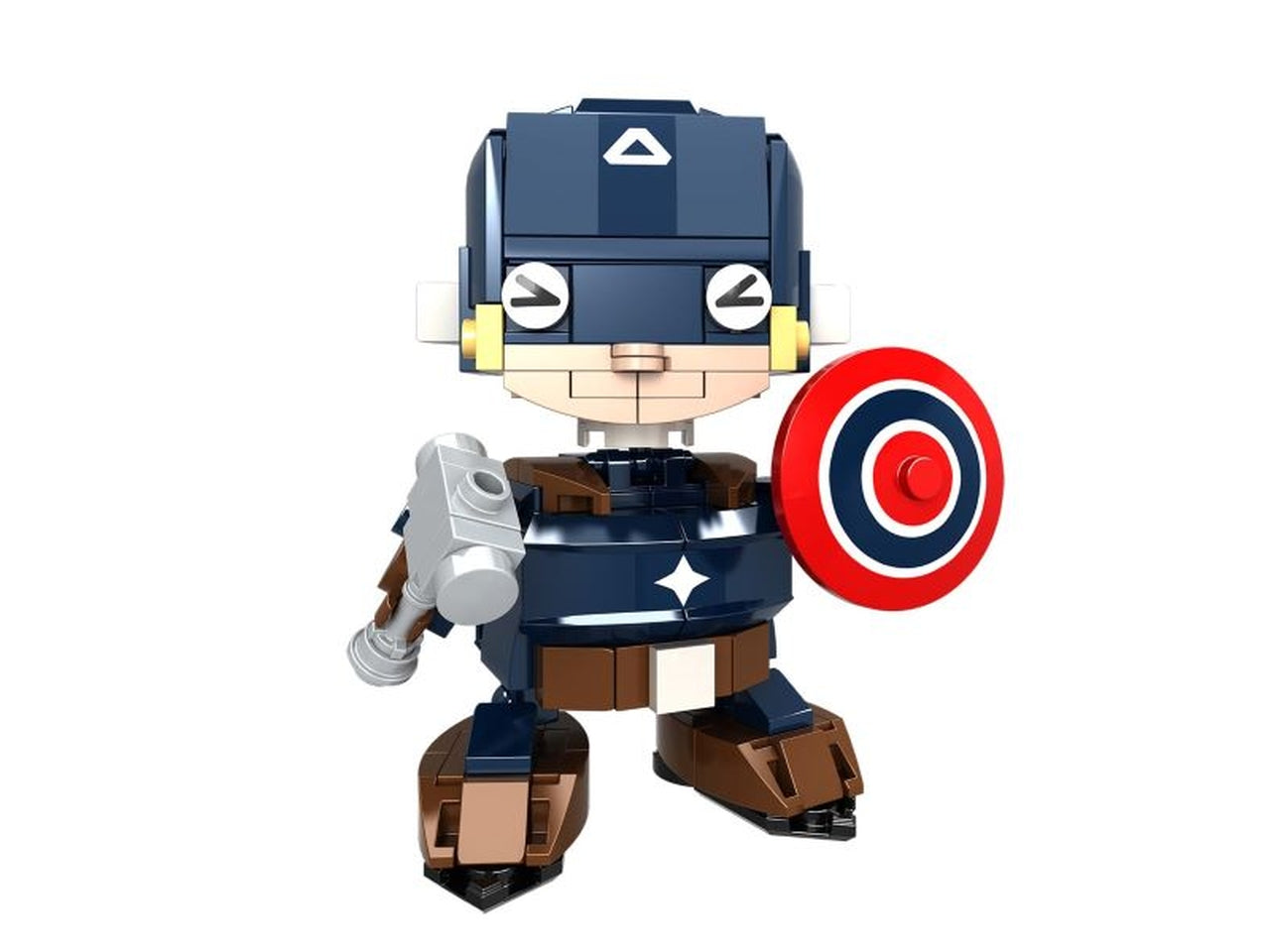 Heroes bricks blue soldier