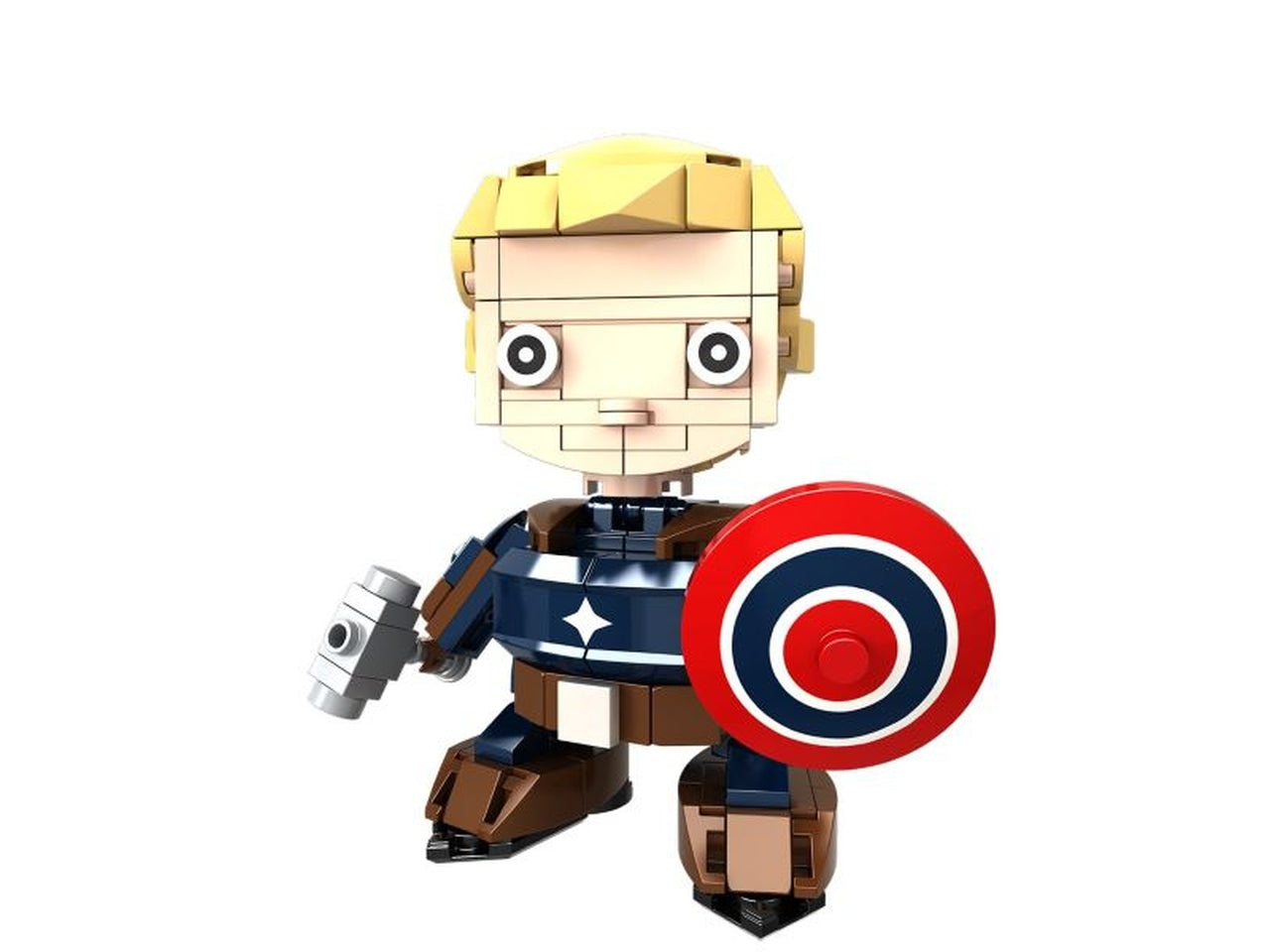 Heroes bricks blue soldier