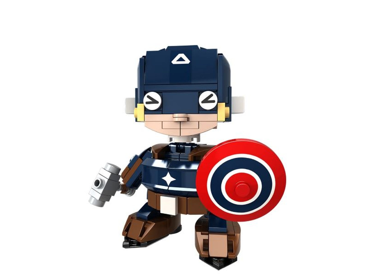 Heroes bricks blue soldier