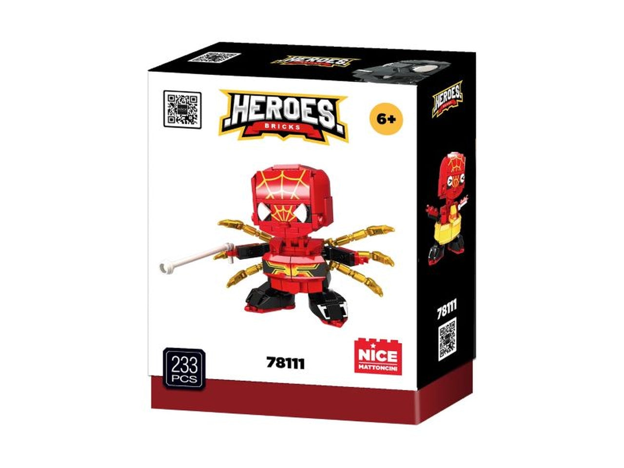 Heroes bricks red soldier