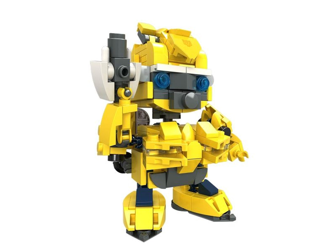 Heroes bricks yellow car soldier