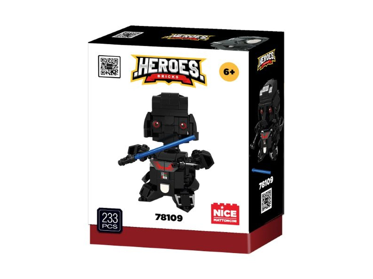 Heroes bricks black soldier