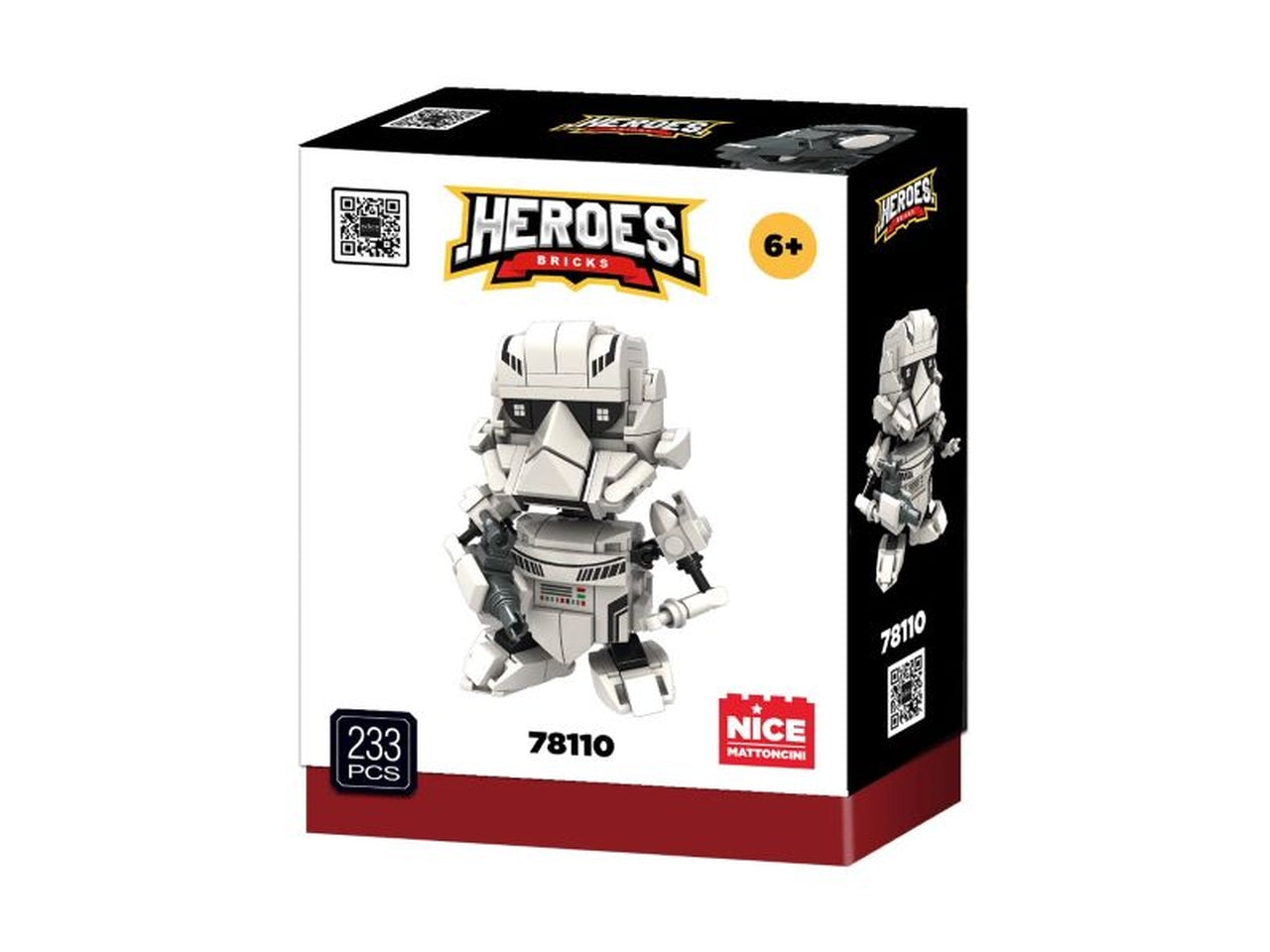 Heroes bricks white soldier