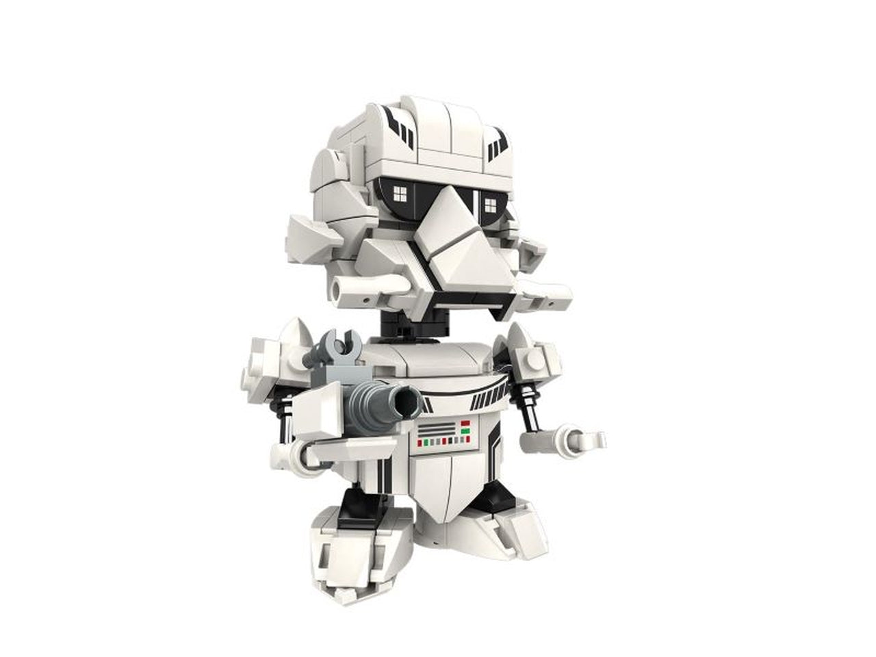 Heroes bricks white soldier