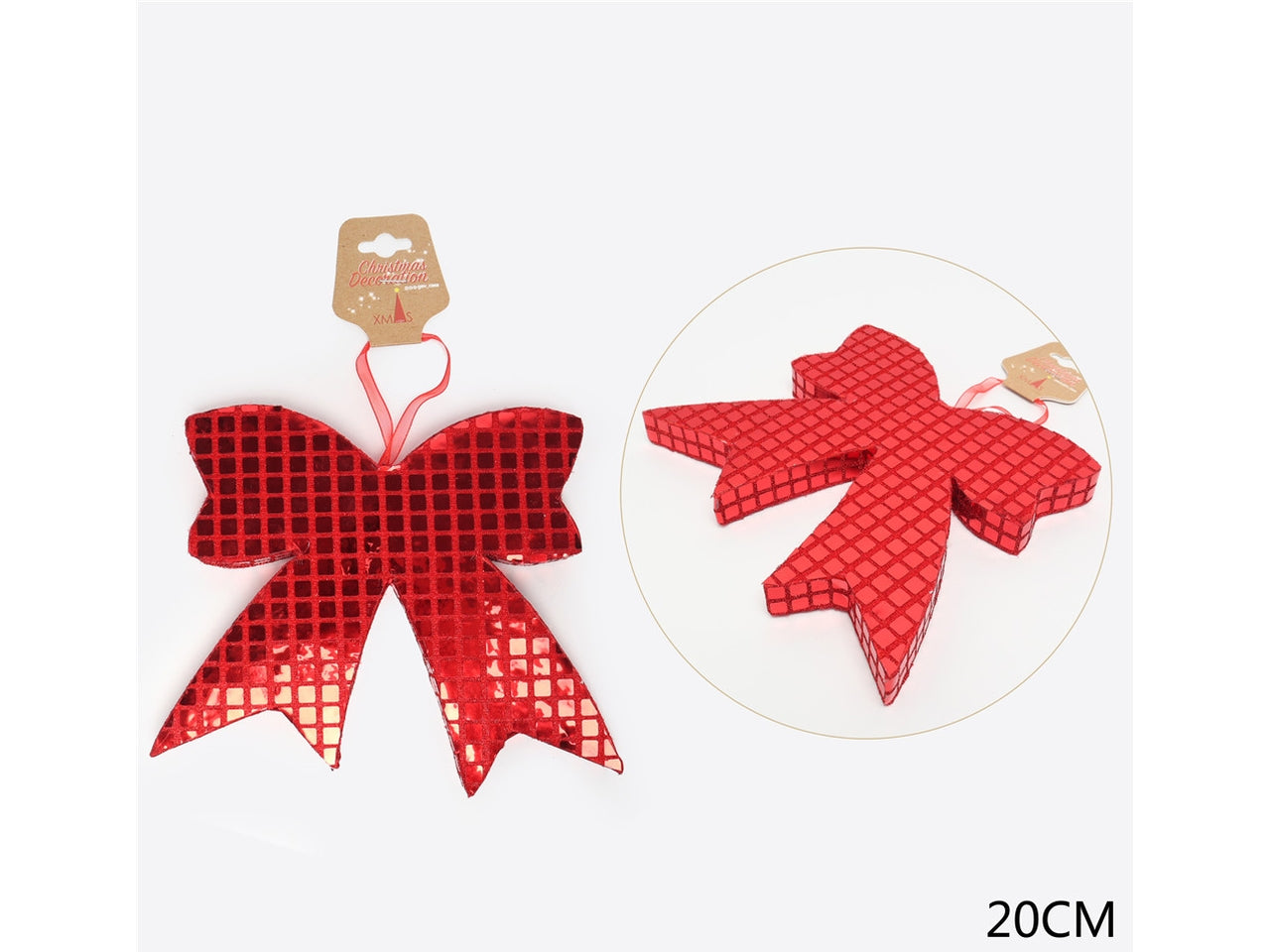 Appendino fiocco 20cm rosso