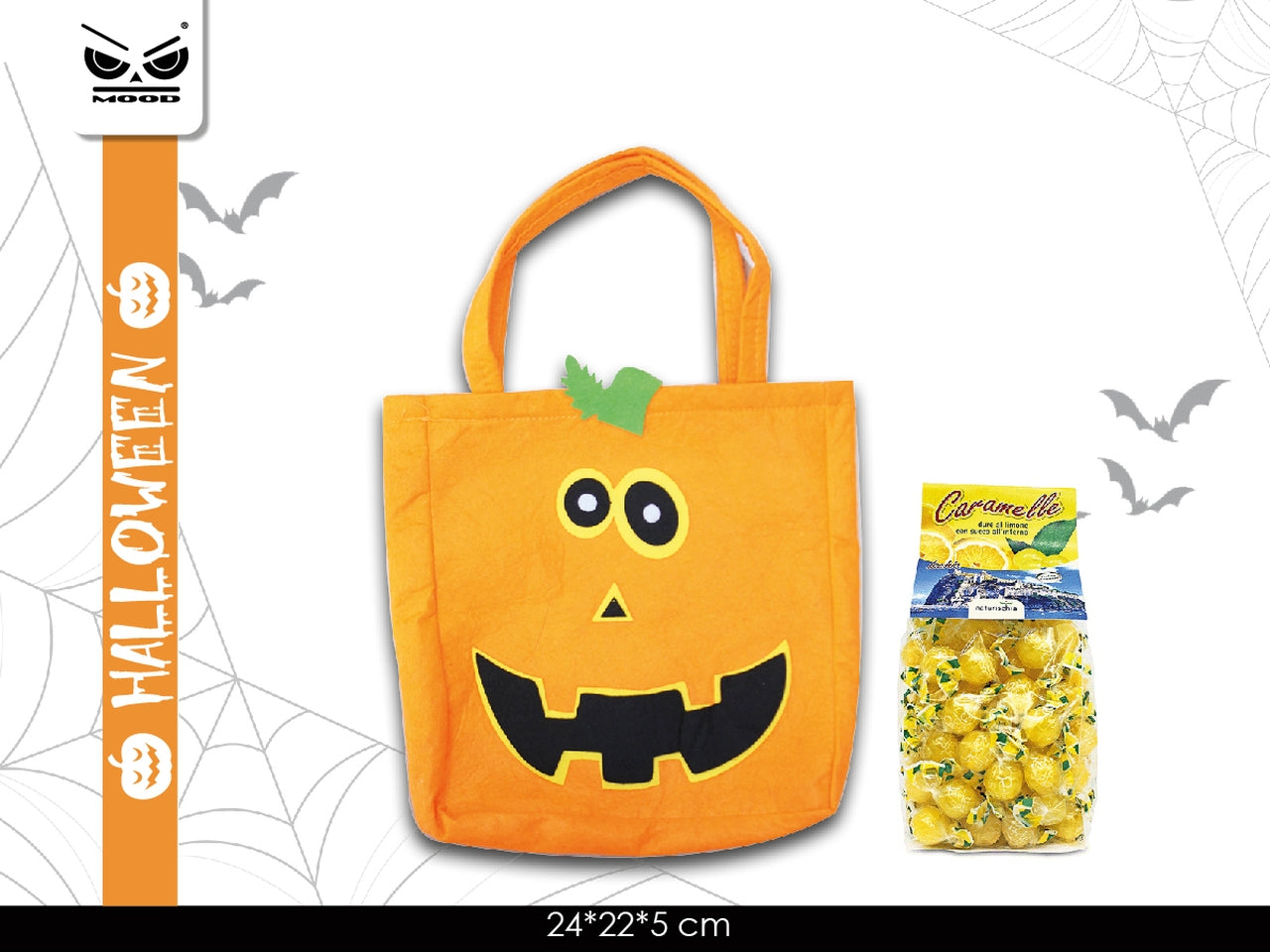 Borsa zucca in feltro