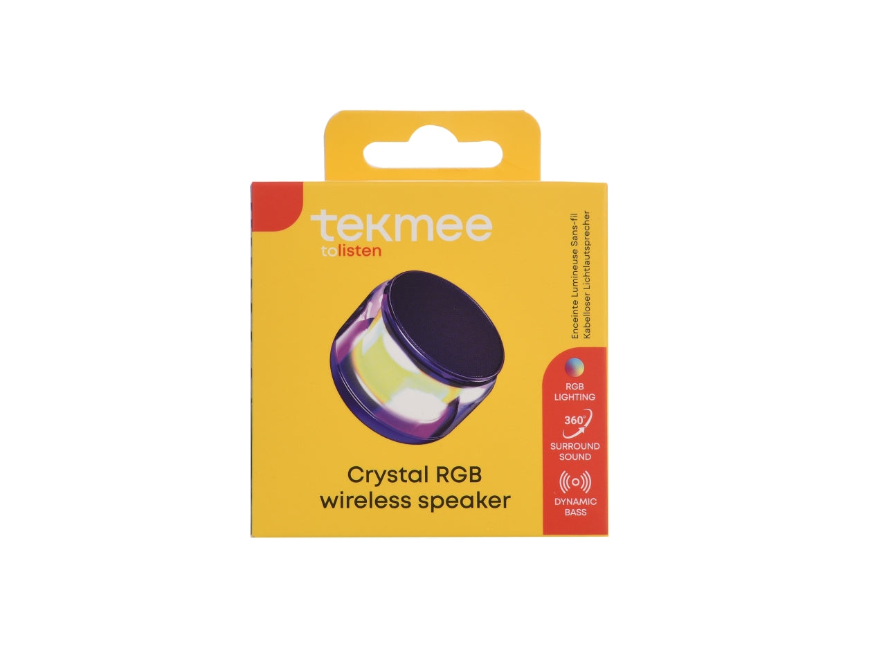 Tekmee crystal rgb wireless speaker