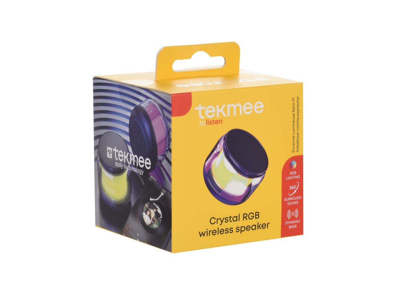 Tekmee crystal rgb wireless speaker