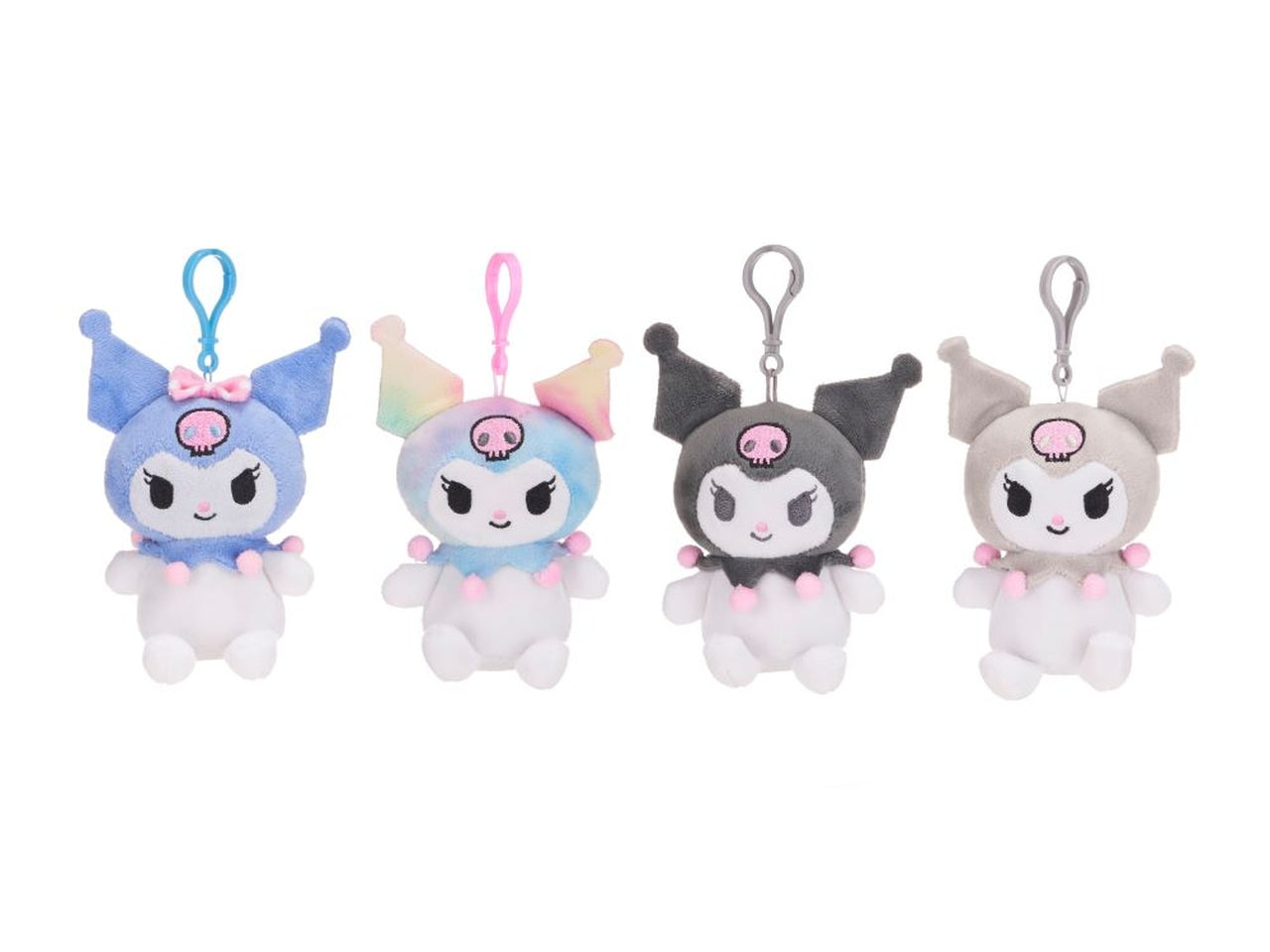 Hello kitty kuromi peluche 10cm con bagclip in 4 assortimenti