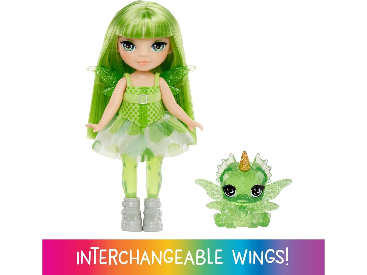 Rainbow high littles rainbow fantasy fairies doll- Emerald green