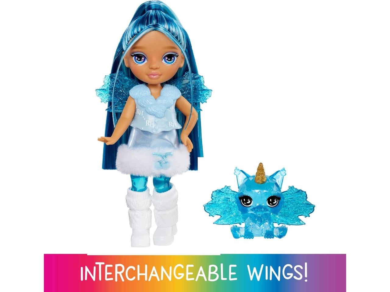 Rainbow high littles rainbow fantasy fairies doll- Sapphire blue