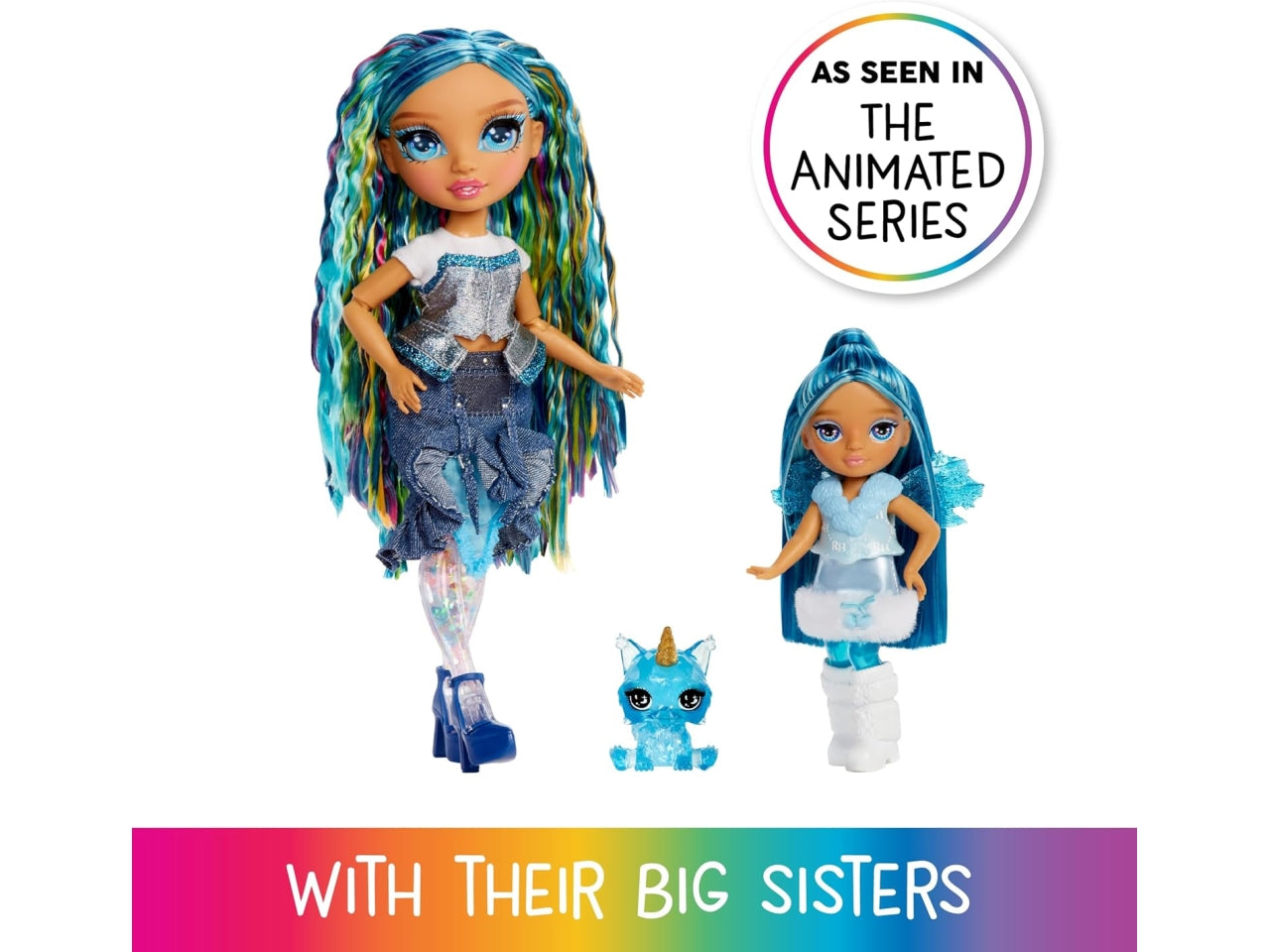 Rainbow high littles rainbow fantasy fairies doll- Sapphire blue