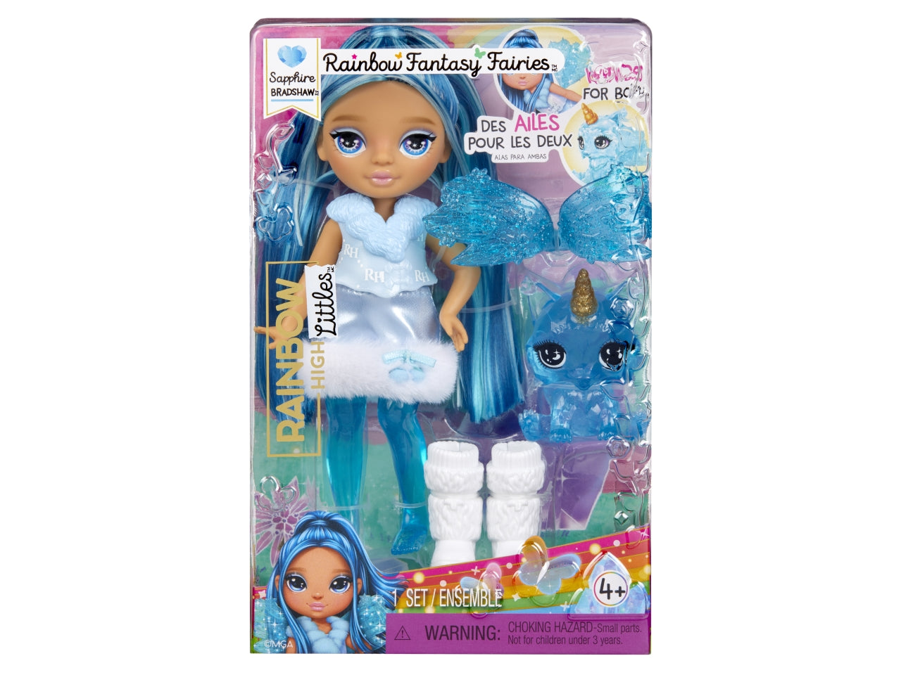 Rainbow high littles rainbow fantasy fairies dolls asst in sidekick