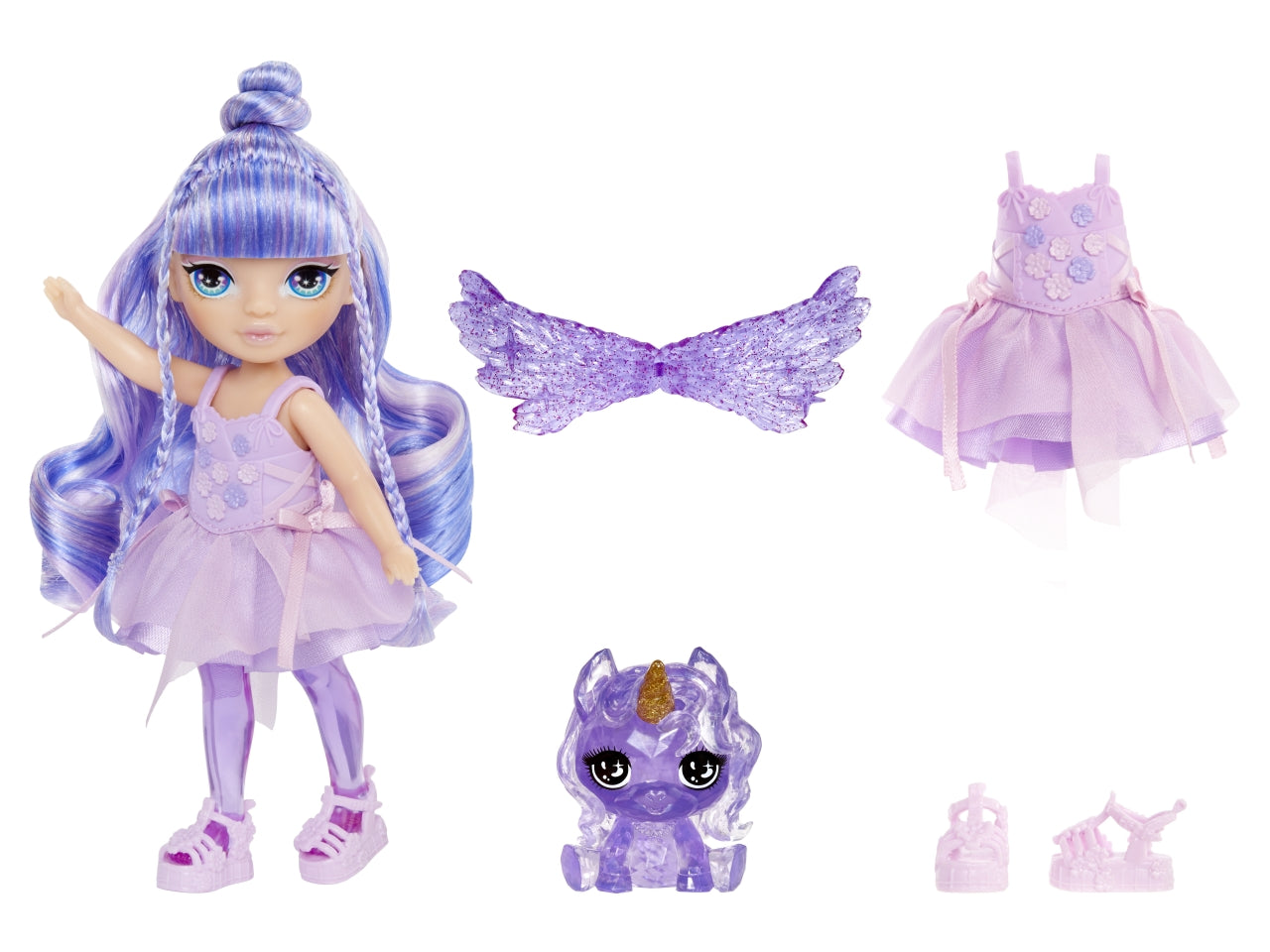 Rainbow high littles rainbow fantasy fairies dolls asst in sidekick