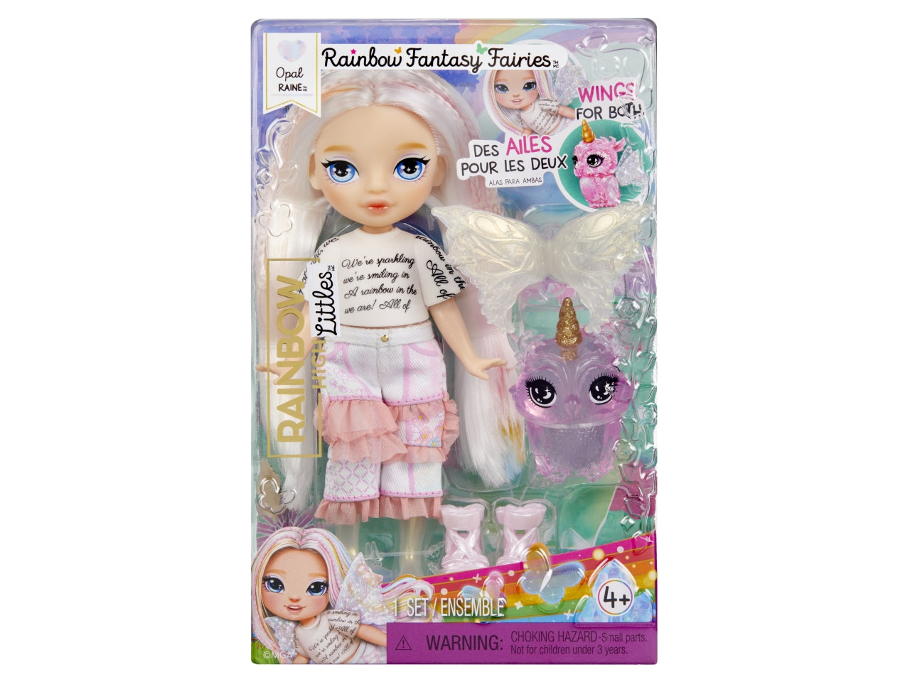 Rainbow high littles rainbow fantasy fairies dolls asst in sidekick