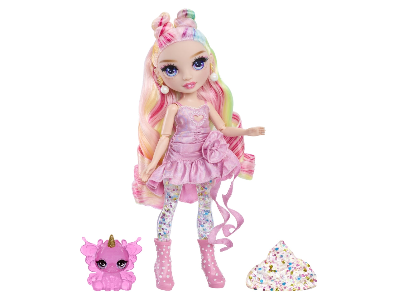 Rainbow high rainbow shimmers with slime fashion doll Bella pink