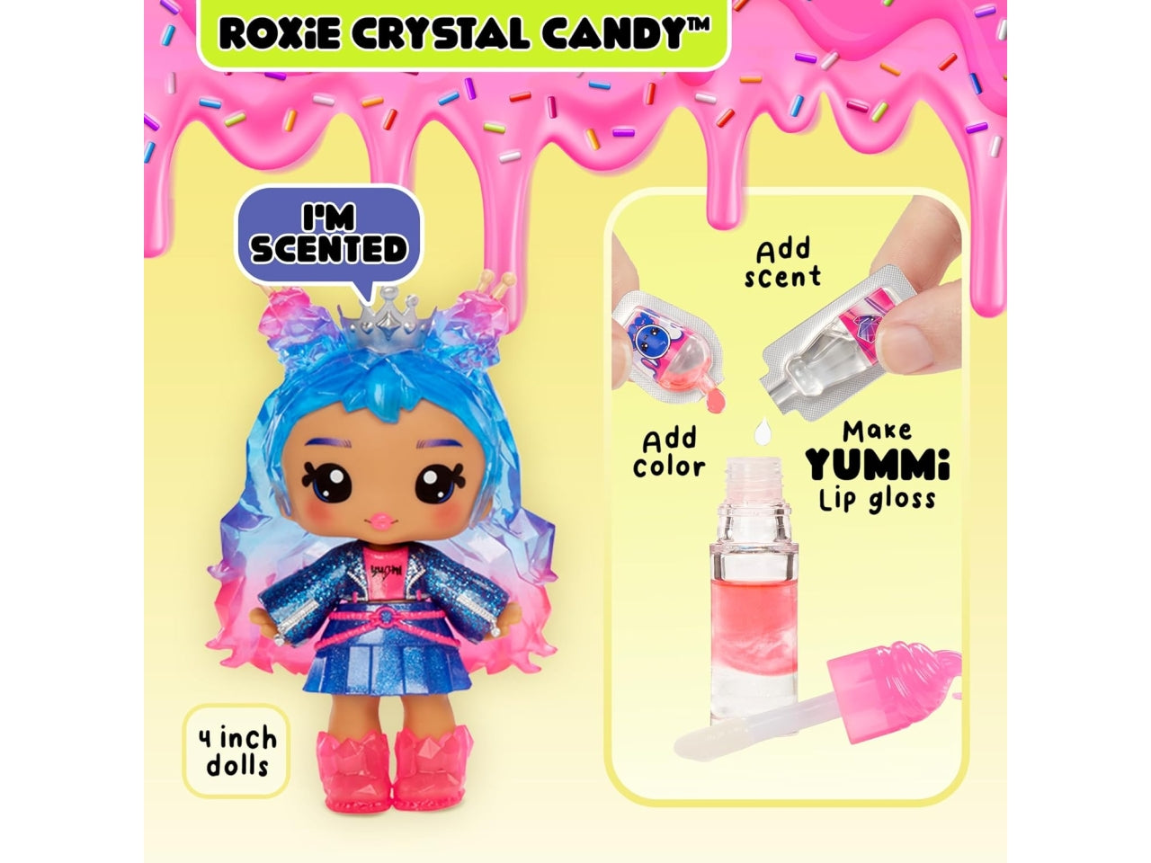 Yummiland lip gloss doll series 2 Mystery chase core asst in pdq