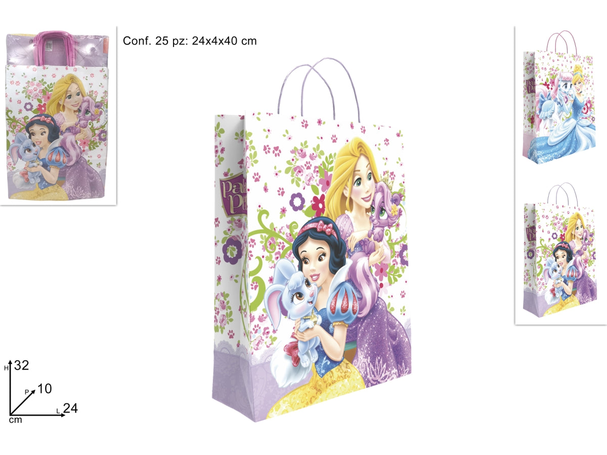 Busta regalo 24x10x32cm principessa
