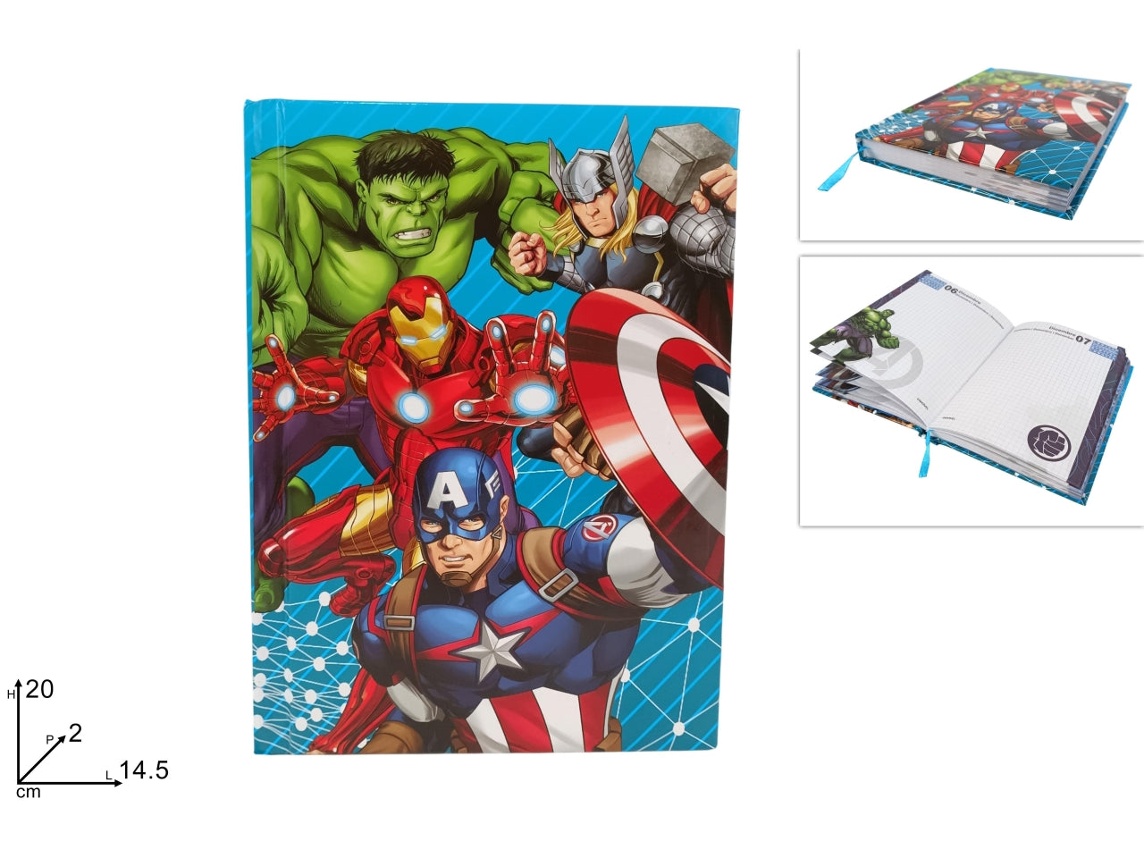 Diario scuola avengers