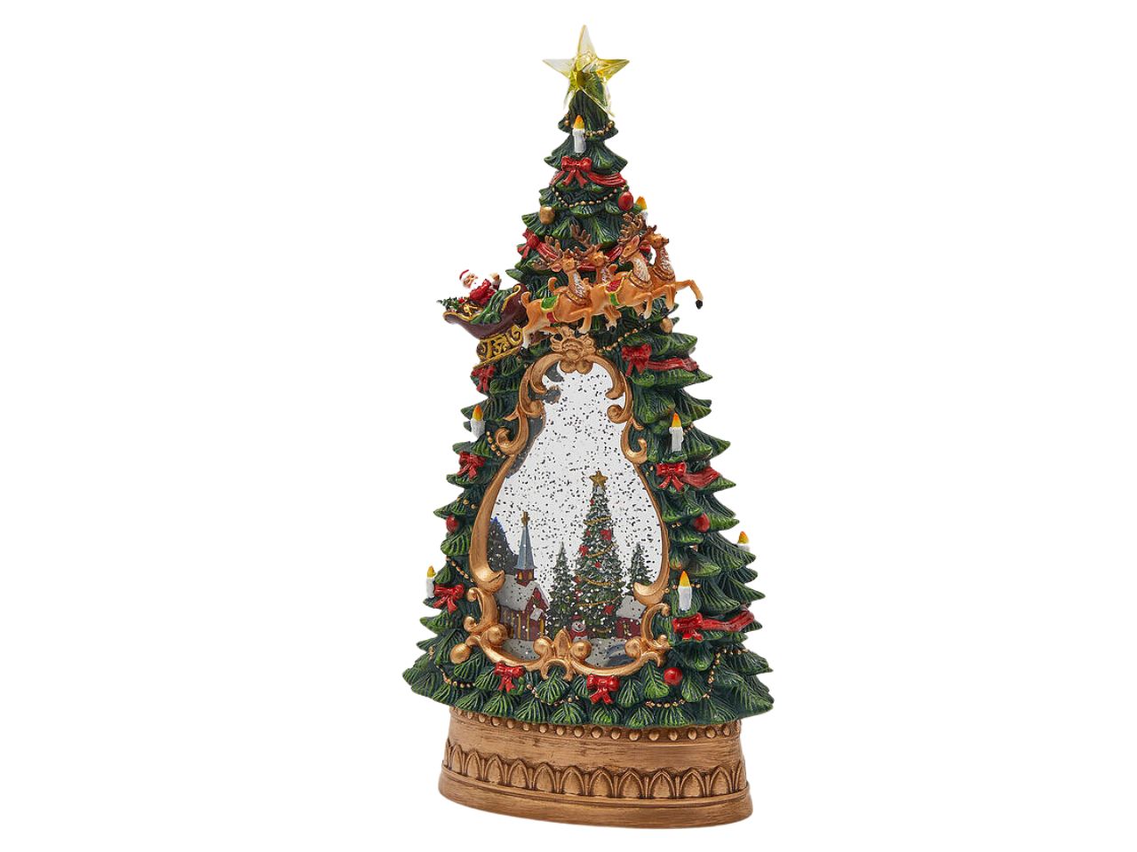Albero pino 34cm con musica e led