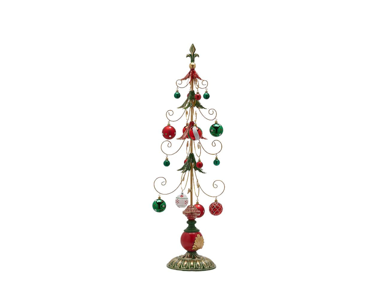 Albero 91cm stilizzato con palline colorate