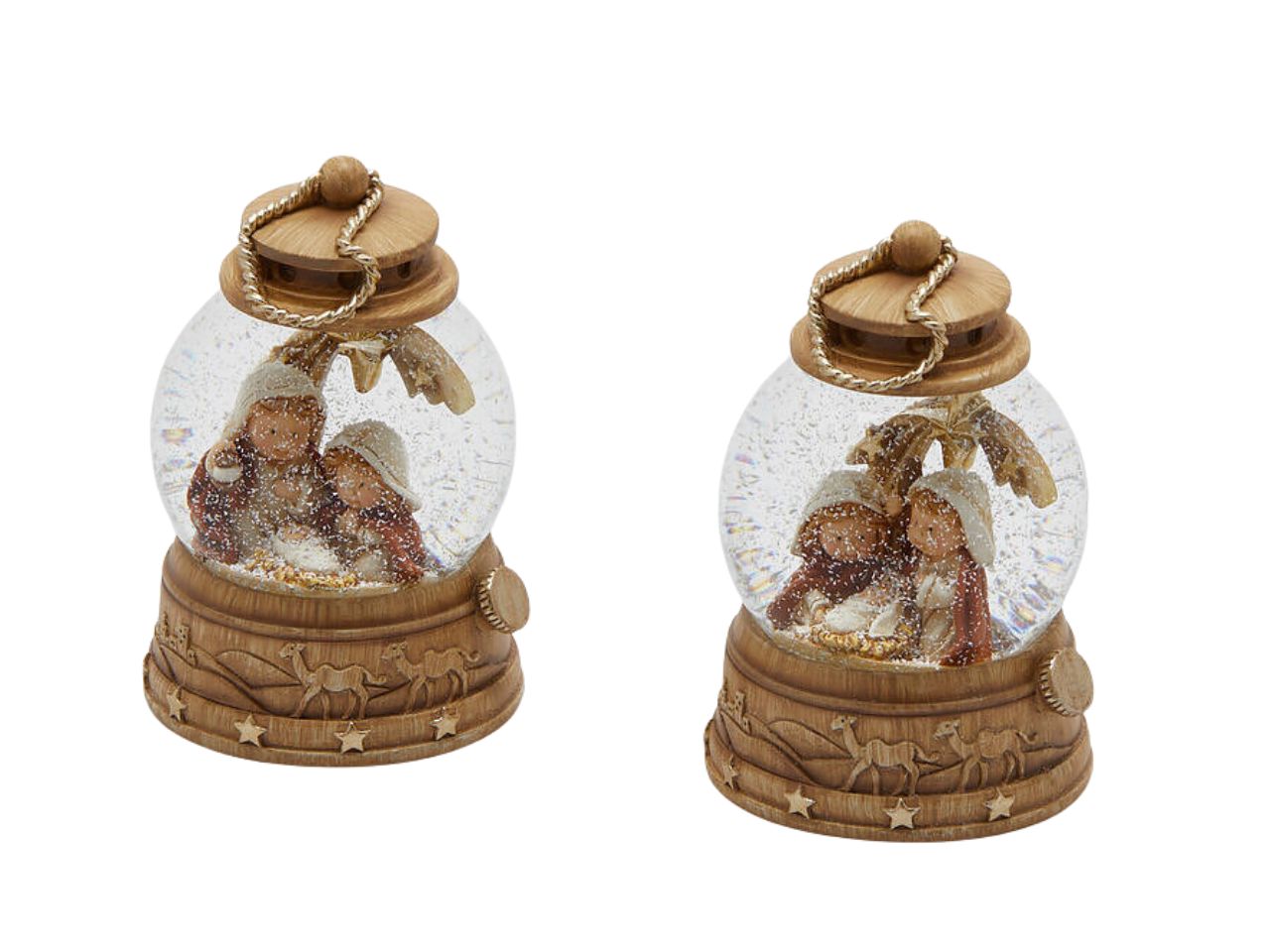 Ampolla con nativitÃ  7,5xh.10,5cm 2 modelli assortiti