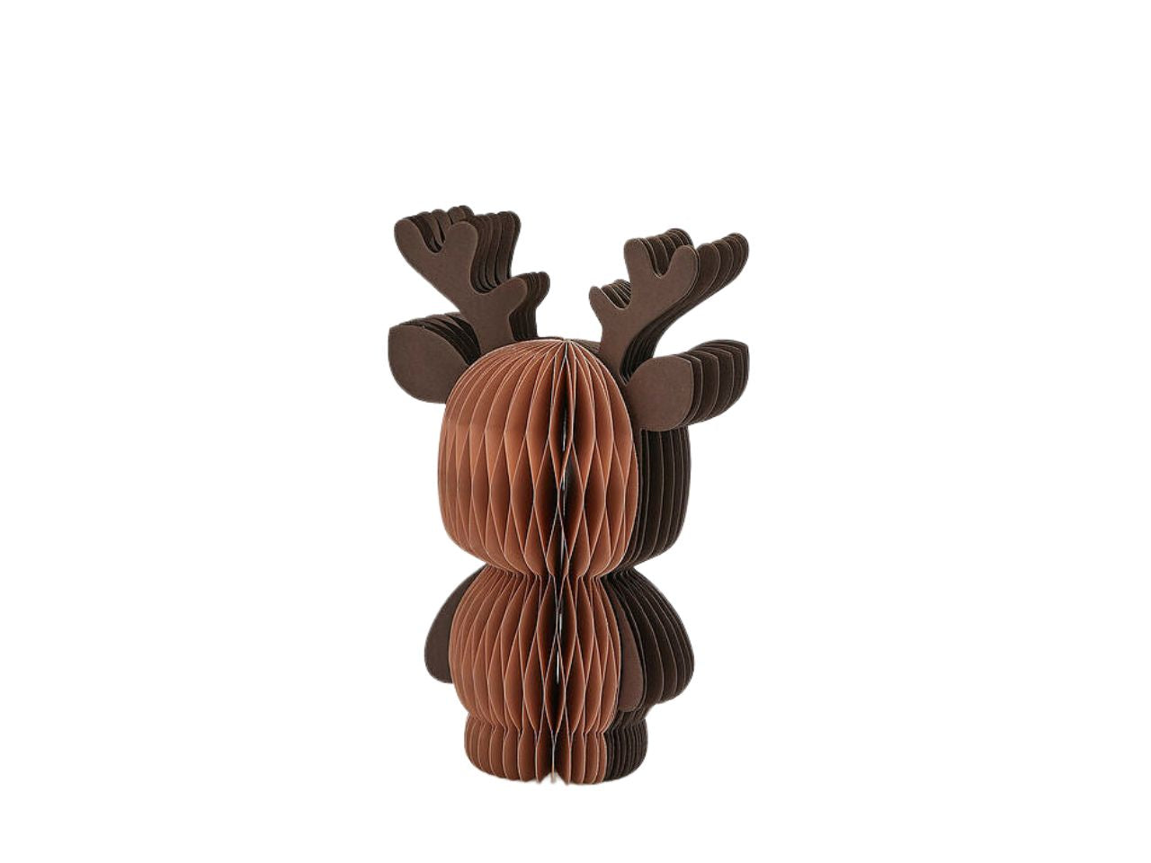 Renna origami 16xh.25cm marrone
