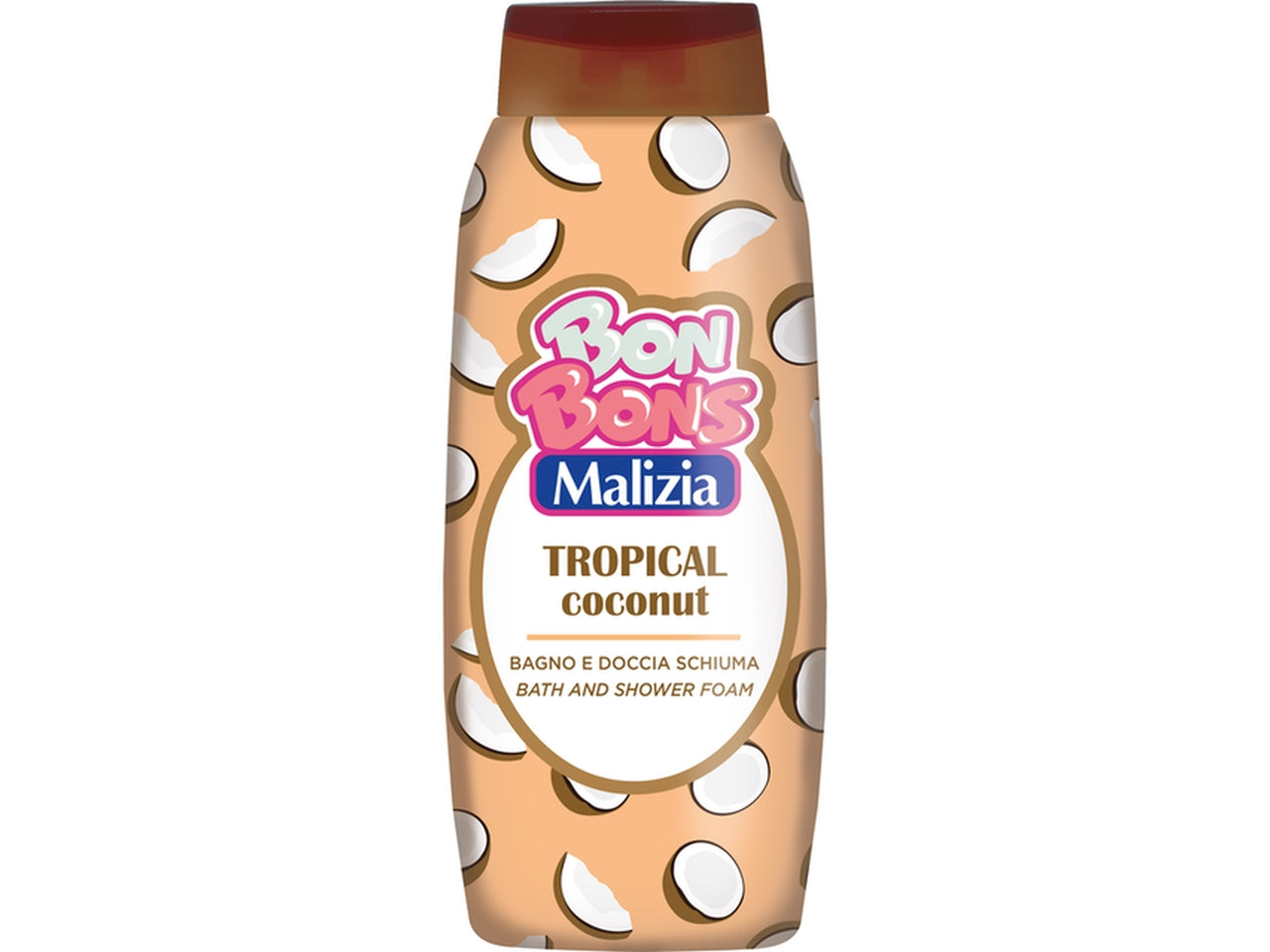 Malizia bonbon bagnodoccia 500ml tropical coconut $