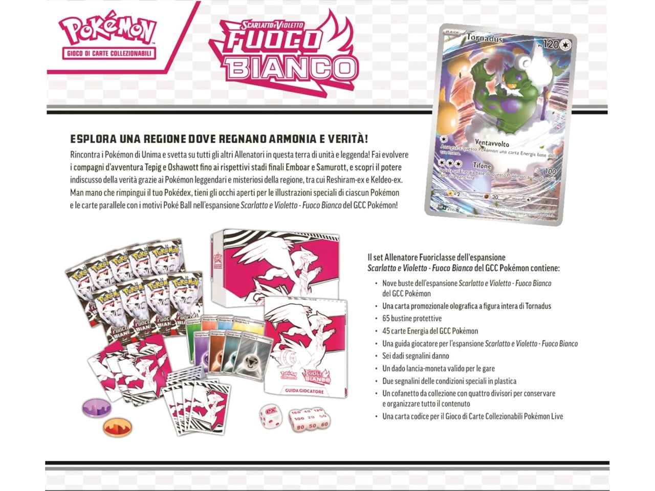Pokemon sv10.5 set allenatore fuoriclasse fuoco bianco Â£