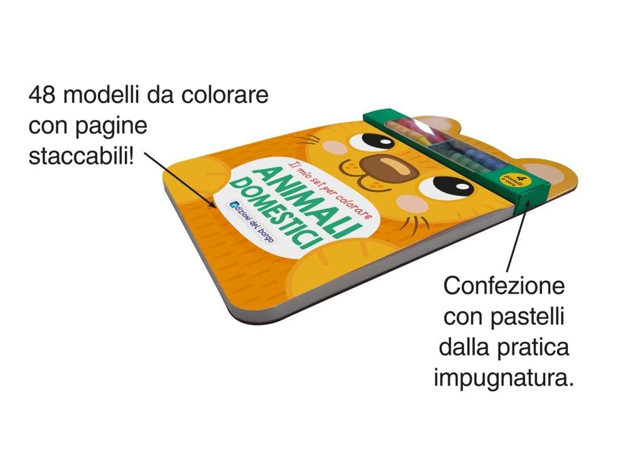 Animali selvaggi mio set per colorare