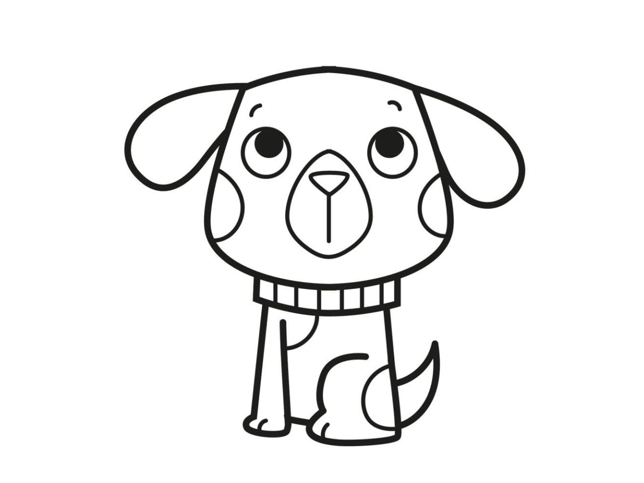 Animali domestici mio set per colorare