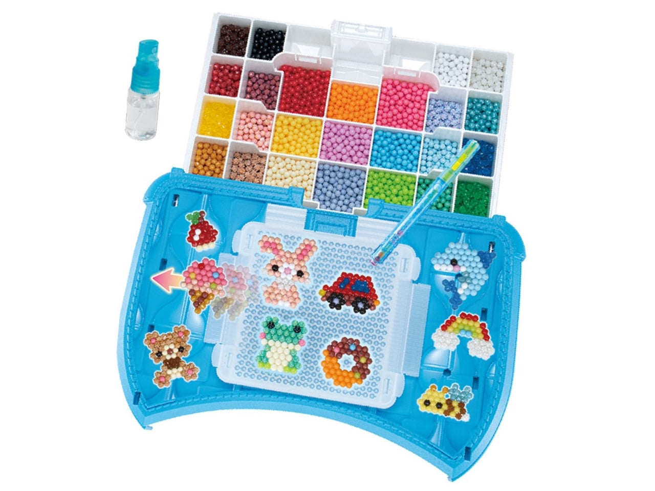 Beginners craft studio studio artigianato per principianti include perline con custodia per il trasporto.