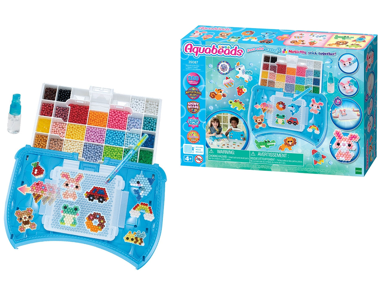 Beginners craft studio studio artigianato per principianti include perline con custodia per il trasporto.