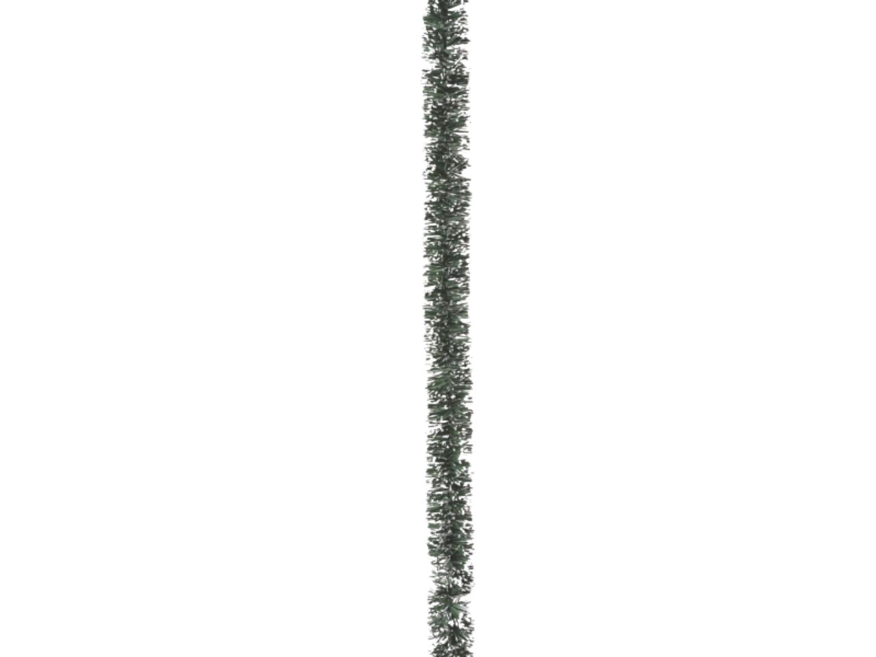 Filo decorativo 300cm diametro 4cm verde con punte bianche