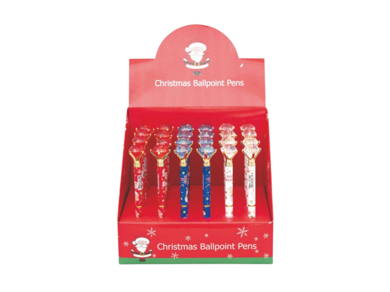 Penna 16 cm con diamante in colori assortiti