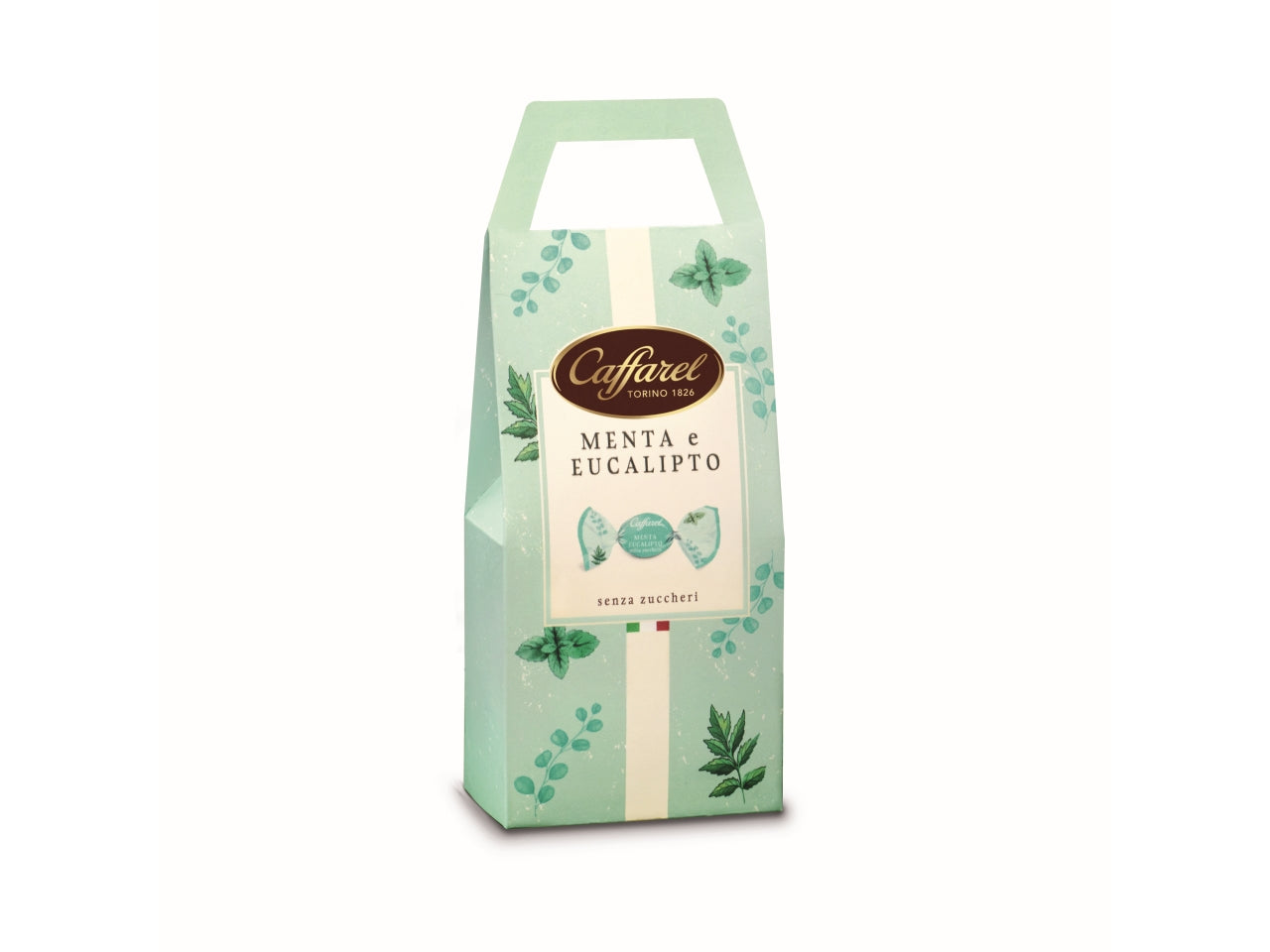 Bag caramelle gusto menta e eucalipto extra forte senza zucchero $