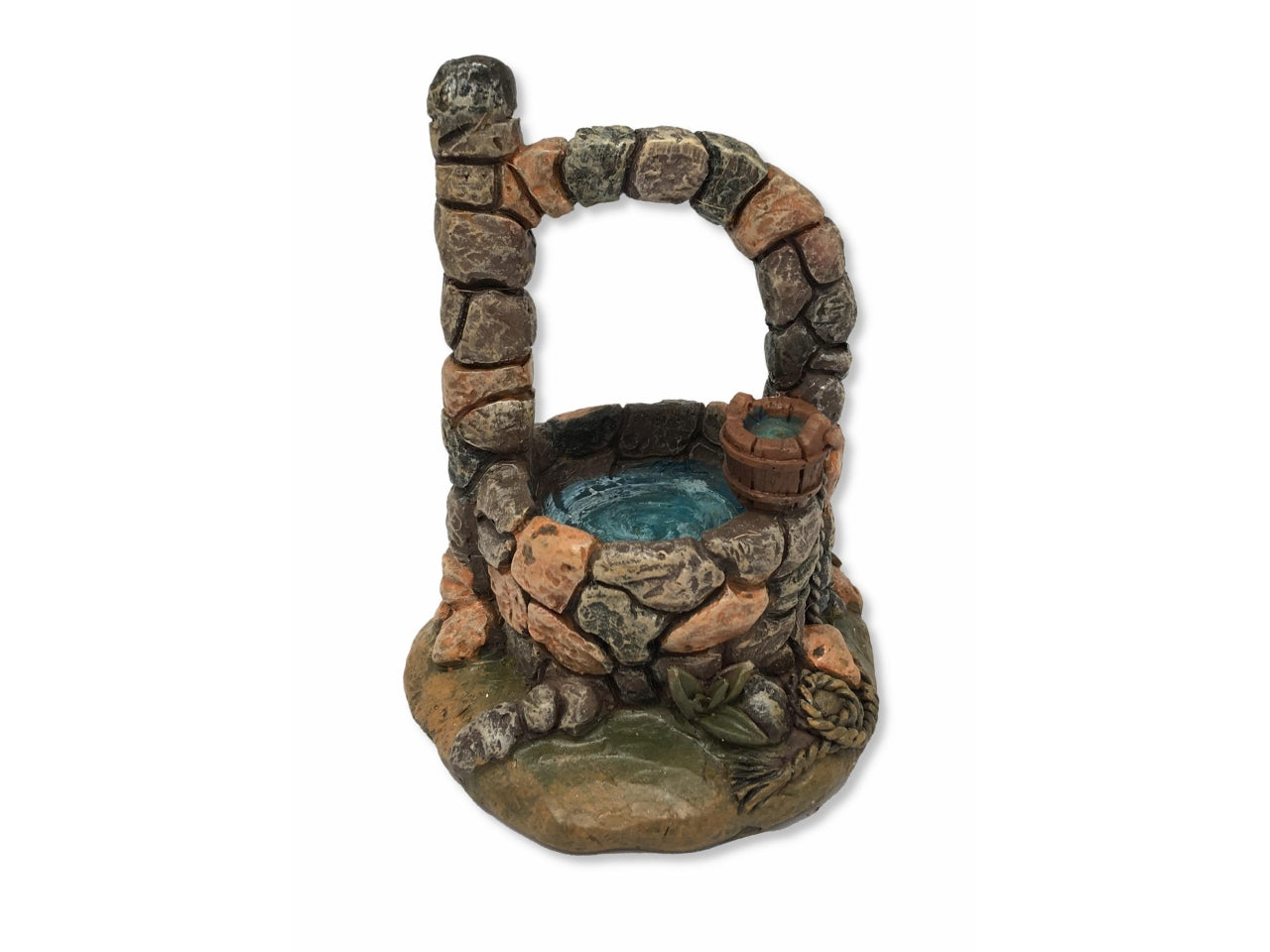 Ambientazione pozzo in resina 7,5x7,7x10,2cm