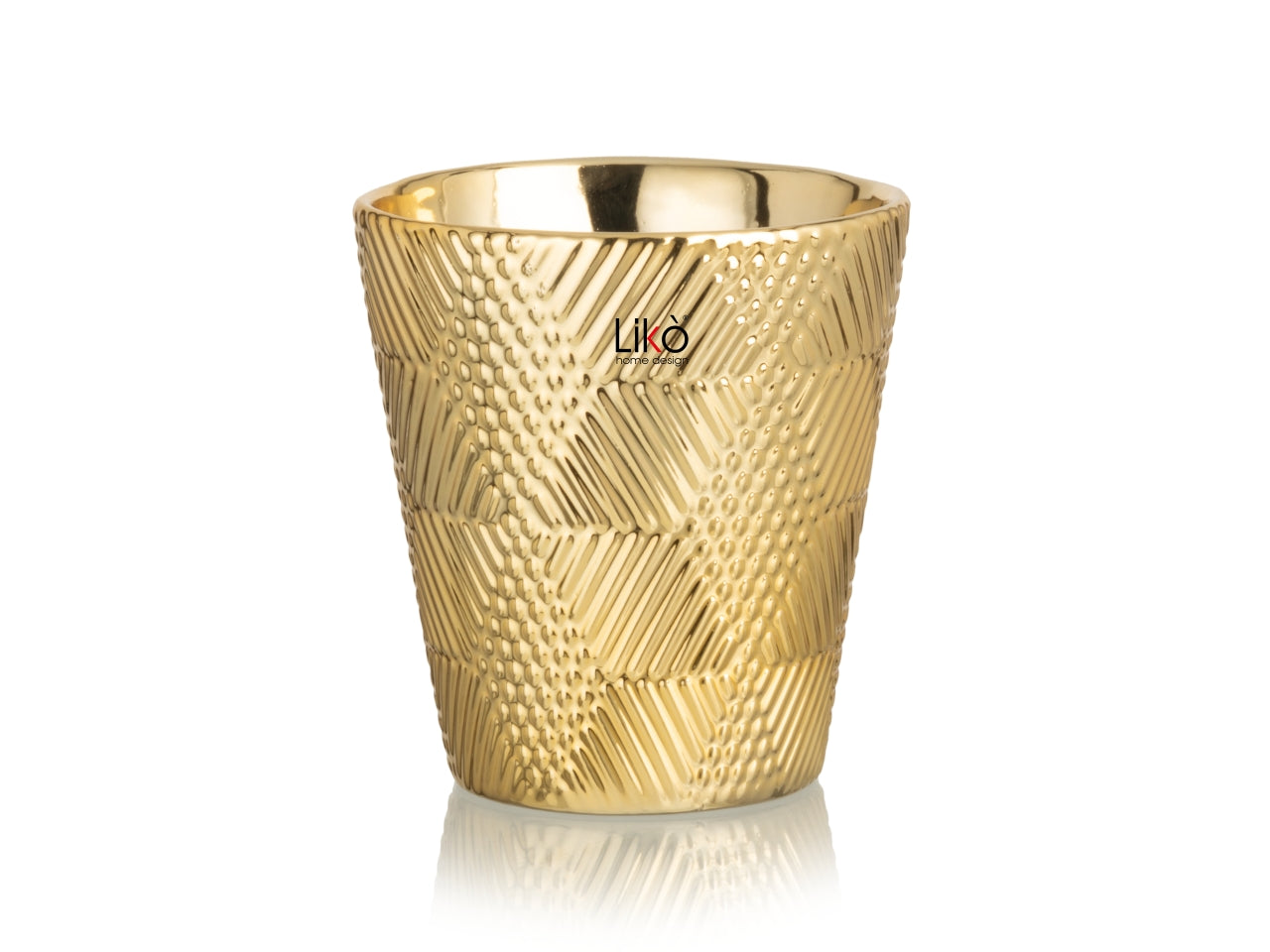 Cachepot delhi 13xh.14cm oro metal