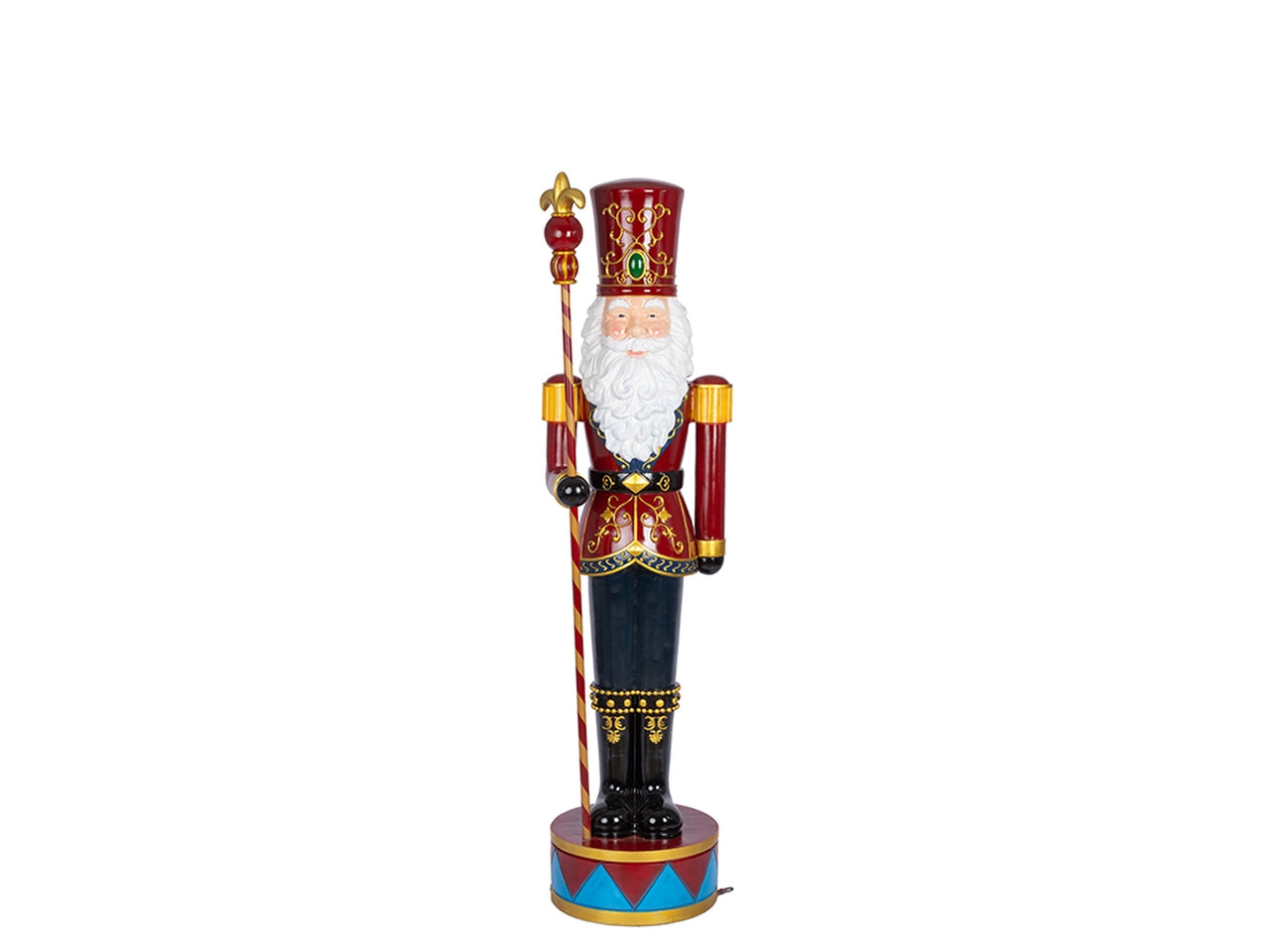 Schiaccianoci babbo natale 41x36xh.160cm