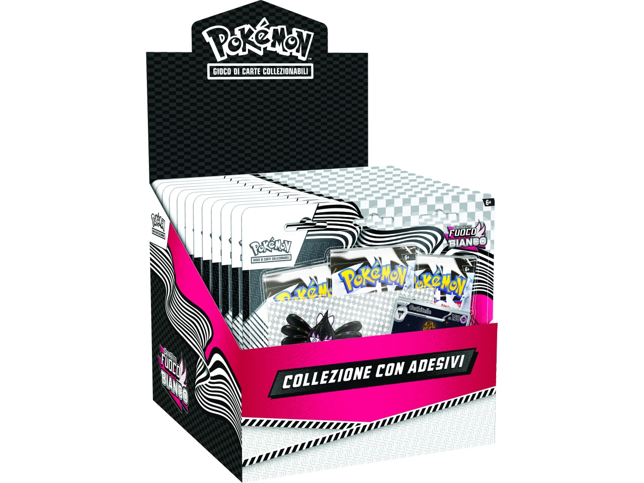 Pokemon SV10.5 Collezione con adesivi dell'espansione Fuoco Bianco IT Â£